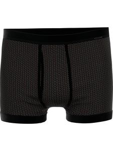 Ammann Хлопковые трусы в тонкую ребристую вязку черного цвета