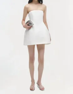 Мини-платье-бюстье Arta белого цвета Simkhai