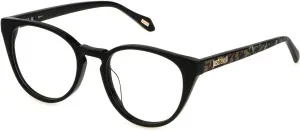Солнцезащитные очки Just Cavalli VJC 046 700y, глянцево-черные, 51 мм, Shiny Black