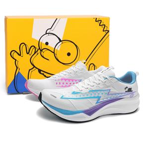 The Simpsons Амортизирующие противоскользящие износостойкие дышащие легкие низкие кроссовки для бега с эффектом увеличения роста унисекс - непарные, цвет Mismatched