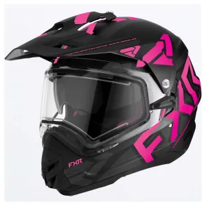 Шлем Torque X Team Snow Electric Shield FXR, черный/розовый