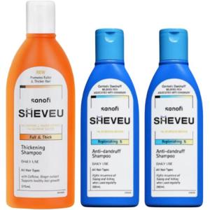 Selsun Elsin Upgraded Аминокислотный шампунь и кондиционер против перхоти, питание и очищение SHEVEU, three-piece set: volumizing and fluffing up оранжевый bottle shampoos 375ml+nourishing dandruff treatment синий bottle 200ml*2