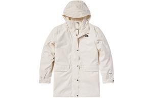 Городская уличная ветрозащитная куртка-ветровка женская Ecru THE NORTH FACE