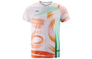 Футболка серии Badminton для мужчин, белая Lining, белый