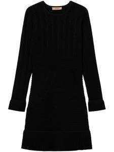 TWINSET мини-платье с длинными рукавами, черный