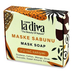 МЫЛО - МАСКА В КУСОЧКЕ 100 г - LA DIVA