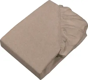 Простыня на резинке фланель меланж Setex