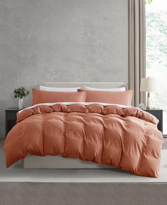 Ультрамягкий предварительно выстиранный комплект постельного белья из 2 предметов, размер Twin/Twin XL Nestl, Rust