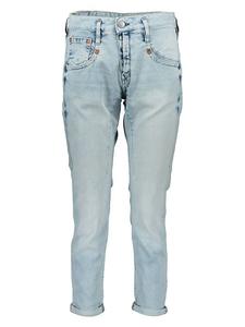 Джинсы облегающего кроя светло-голубого цвета Herrlicher