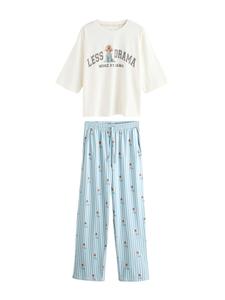 Пижама Next, светло-голубой