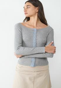 Топ Balmohk Long sleeved top, Wet Weather/Beige