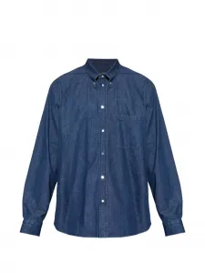 Рубашка с карманом Fendi, синий