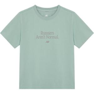 Футболка женская мятно-зеленая New Balance