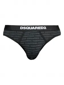 Трусы с принтом логотипа Dsquared2, черный