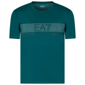 Футболка с коротким рукавом EA7 EMPORIO ARMANI Vigor 7 Big Logo, зеленый