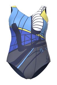 Ulla Popken Купальник в синем цвете