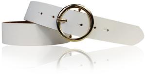 Кожаный ремень FRONHOFER, белый