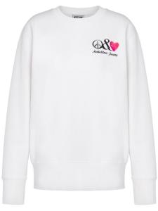 MOSCHINO JEANS худи с графичным принтом, белый