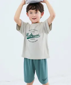 Быстросохнущая, гладкая, эластичная сетчатая пижама Devil Lab ROOM 2025SS Devirock, цвет 002-Logo 2-L Gray