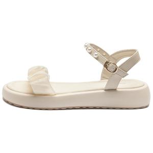 Сандалии с одним ремешком 3,5 см женские AGSDON, Yellow