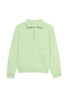 Поло на молнии с нагрудным карманом Yale Fortela, зеленый