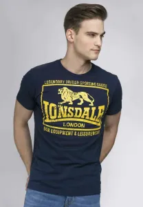 Футболка с принтом normale passform Lonsdale, Navy