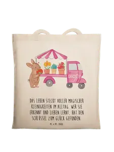 Сумка для переноски Mr & Mrs Panda Osterhase Blumenwagen, кремовый