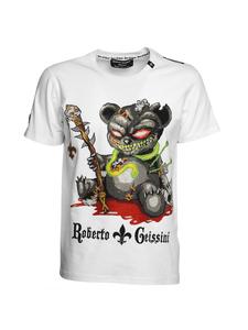 Футболка Devil Bear белая унисекс Roberto Geissini