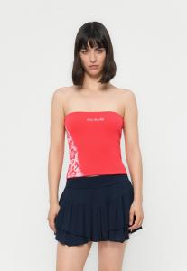 Топ Rip Curl KEEPSAKES BANDEAU, Hibiscus Red/Light Red