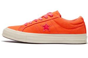 Кеды женские Converse One Star из парусины, оранжевый