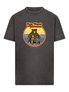 Рубашка F4NT4STIC US National Parks Make Friends At Yellowstone, черный