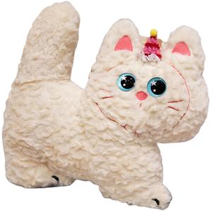 Плюшевая кукла Biscuit Cat высота 42 см длина 42 см Mise, белый