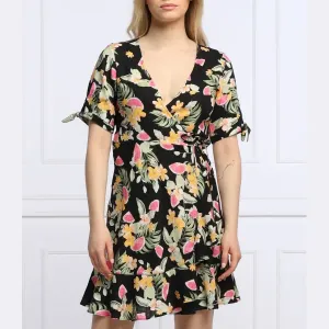 Платье с добавлением льна Banana Moon, черный