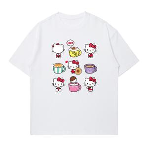 Футболка Hello Kitty SS25 Unisex Sanrio, белый