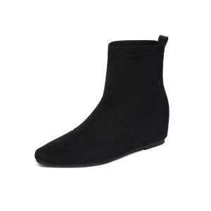 Женские ботинки до щиколотки коричневый/леопардовый принт/черный ELLE, черный