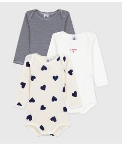 Боди с длинными рукавами (комплект из 3 предметов)