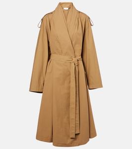 Пальто из хлопка Пами The Row, Deep Bistre