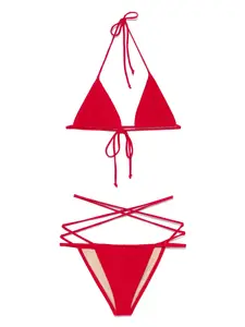 Бикини с перекрестными бретелями Norma Kamali, красный