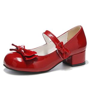 Туфли Мэри Джейн на массивном каблуке Women's Medd, красный