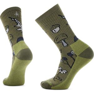 Мужские повседневные носки Forest Loot Crew Socks Smartwool, Black/Winter Moss