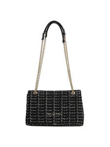 Сумка через плечо из твида 25,5 см (черный/многоцветный) в черном/многоцветном цвете Valentino Bags