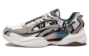 Мужская обувь Kunlun Five Elements Lifestyle с низким верхом, серая Erke