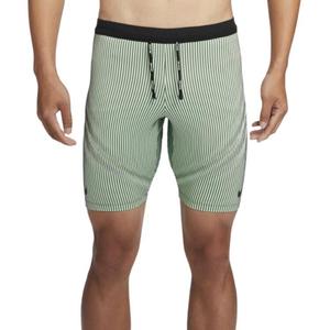 Спортивные шорты мужские Угольно-черный / Паровой зеленый / Матовый серебристый / Паровой зеленый Nike, черный/зеленый/серебристый/зеленый