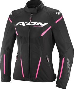 Водонепроницаемая женская мотоциклетная текстильная куртка Ixon striker 2 air wp, Black/Pink