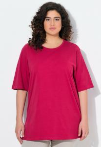Базовая футболка SHORTSLEEVE TEE Ulla Popken, цвет Dark Raspberry
