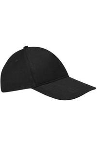 Бейсболка Sunny с 5 панелями SOL'S, черный
