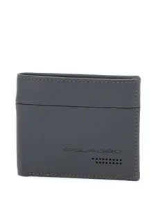Кошелек с логотипом Piquadro, серый