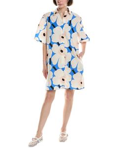 Marimekko Рубашка-платье, синий