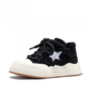 Кеды BELLALILY Skateboard Shoes Women's Low-Top, черный