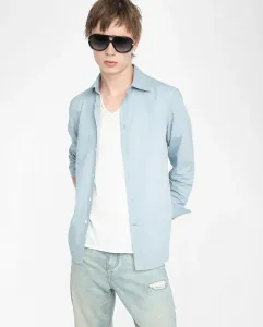 Мужская рубашка Sid с длинными рукавами Zadig & Voltaire, светло-голубой